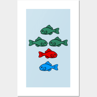 Red Fish Blue Fish Posters and Art